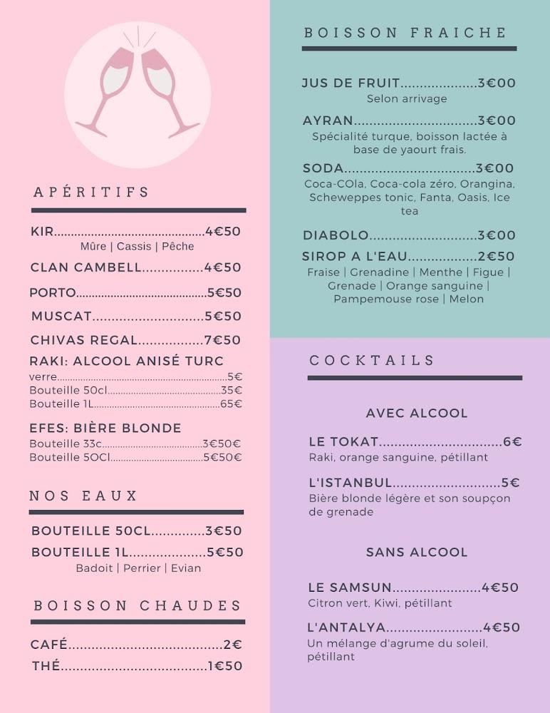 Chez Huri - - Menu Image 1